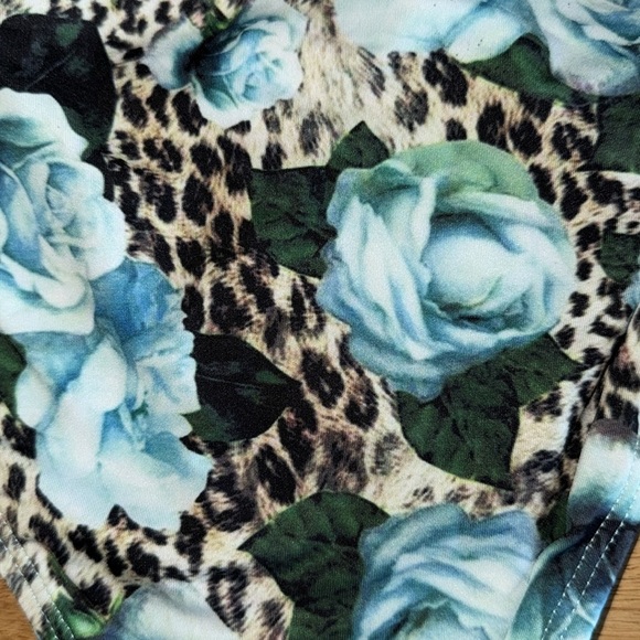 NWT Lisa Blue African Queen Bikini Bottom In Tawny Leopard - Picture 3 of 8
